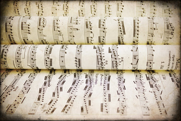 Old musical score