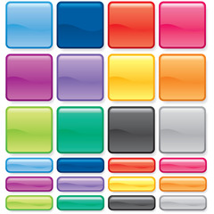 Set of color button