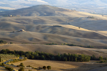 Obraz premium Panoramic views of the Tuscan hills