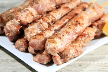 pork skewers