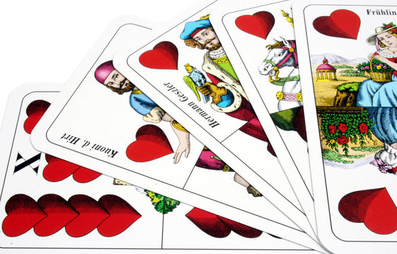 Set of Hungarian playing cards