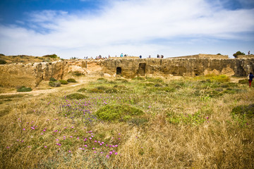 Fototapeta na wymiar Grobowce Królów (Paphos) Cypres
