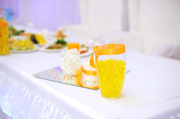 Orange Wedding Decoration