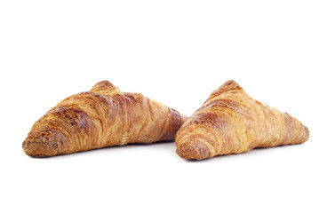 Croissants, isolated on white background