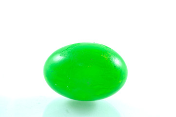 Green egg for easter day