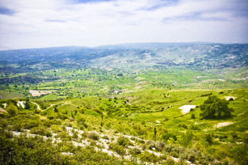 Fototapeta na wymiar Amazing Cyprus landscape
