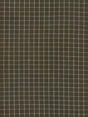 White and brown fabric texture. Checkered background, graphic resource. 