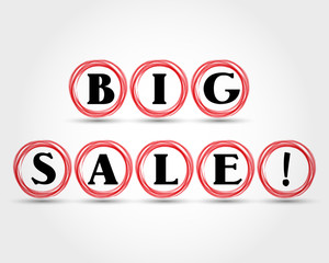 red big sale draw rings