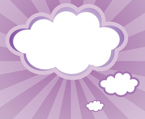An empty space in a cloud form