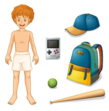 A baseball player