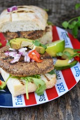 vegetarian burger