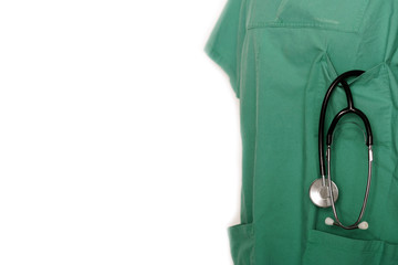 Arztkleidung am Torso