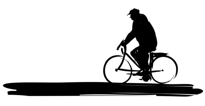 Man on bike
