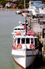 Motor boats and boat sheds © Rafael Ben-Ari