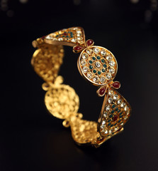 Fototapeta premium Indian Traditional Gold Bangles