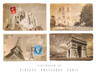 Alte Postkarten Paris