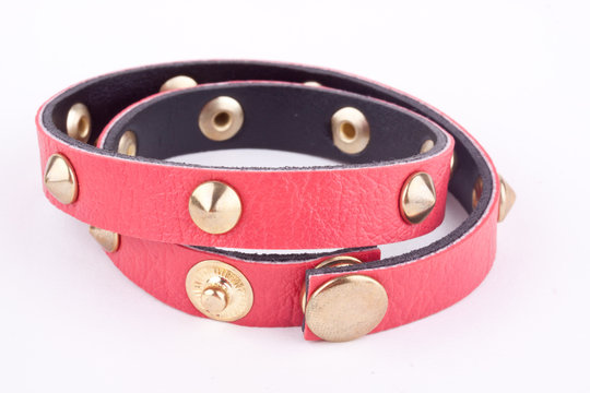 Red Studded Bracelet