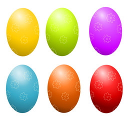 Ostereier freigestellt