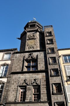 Tour de l&rsquo;horloge &agrave; Riom (63)
