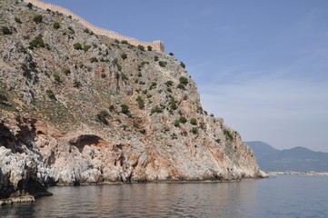 Fototapeta premium Festung bei Alanya, Türkei
