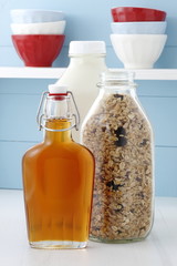 Delicious healthy breakfast