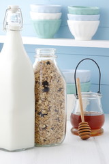 Delicious healthy breakfast