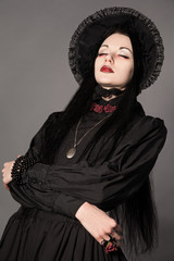 Naklejka premium The different female retro style - (Series)