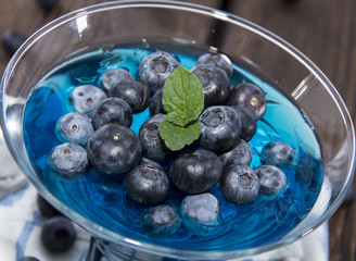 Fresh made Blueberry Jello