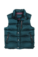 Naklejka premium Kamizelka na białym tle na białym tle