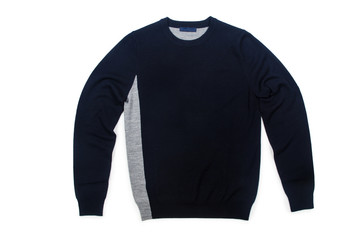 Male sweater isolated on the white