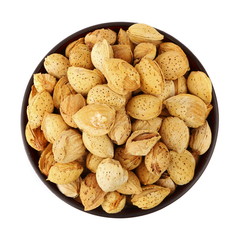 almond in the bowl
