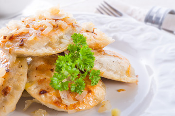 pierogi with meat