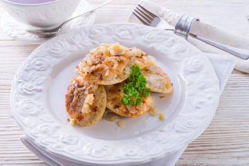 pierogi with meat