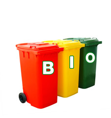 Recycle Bins Isolated