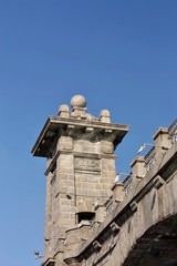 Decorative elements of the  Andrew's Footbridge