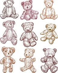 Fotobehang teddy bears © avelksndr