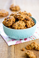 Oatmeal and raisin cookies