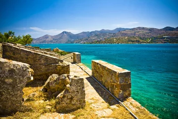 Cercles muraux Rudnes Spinalonga Fortress Greece - Last Active Leprosy Colony