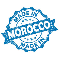 made in morocco stamp