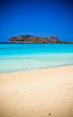 Falsarna beach in Crete, Greece