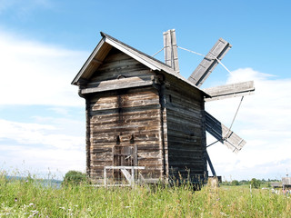 Karelia, Kizhi  Old windmill
