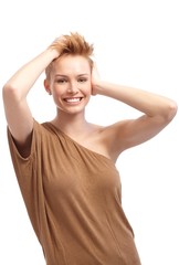 Fototapeta premium Sexy woman with trendy hair style