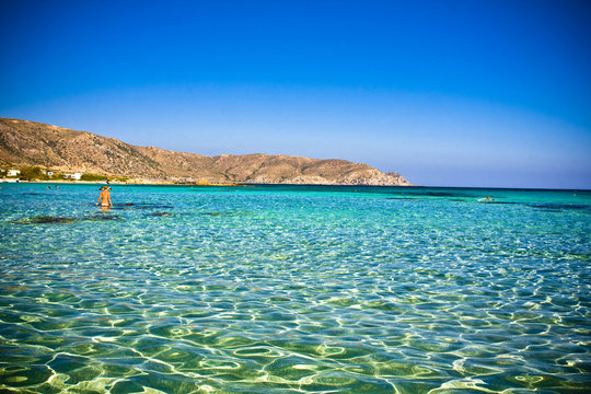 Elafonisi Beach, Crete, Greece