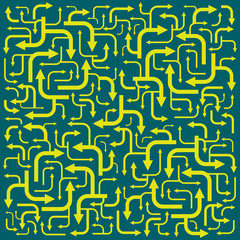 arrows background. vector illustration