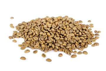 Green coffee beans