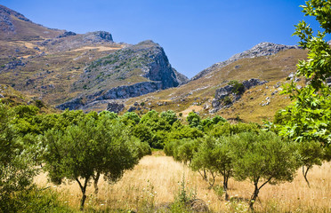 amazing view on Crete island, Greece