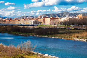 Obraz premium Besos river. Barselona, Spain