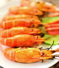 grilled shrimps