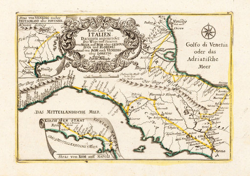 Italy old map