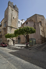 Fototapeta na wymiar Bell Tower w Alcamo